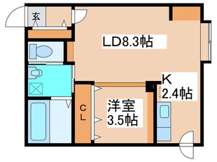 ジャンティ　ヴェールの物件間取画像